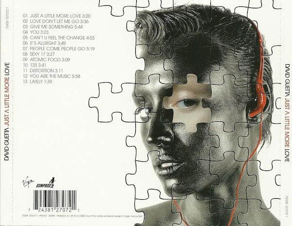David Guetta - Just A Little More Love (CD, Album, RP) - Image 2