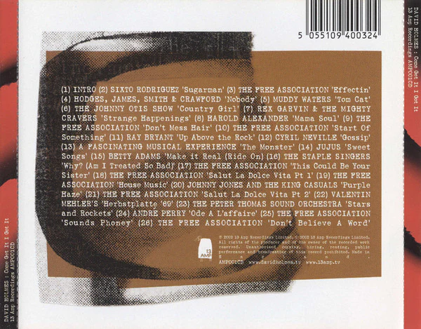 David Holmes Introducing The Free Association - Come Get It I Got It (CD, Comp, Mixed, Sli) - Image 4