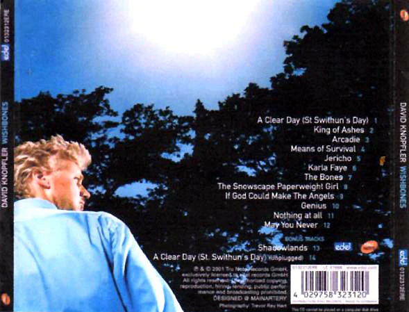 David Knopfler - Wishbones (CD, Album) - Image 2