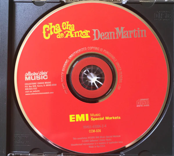 Dean Martin - Cha Cha De Amor (CD, Album, RE, RM) - Image 4