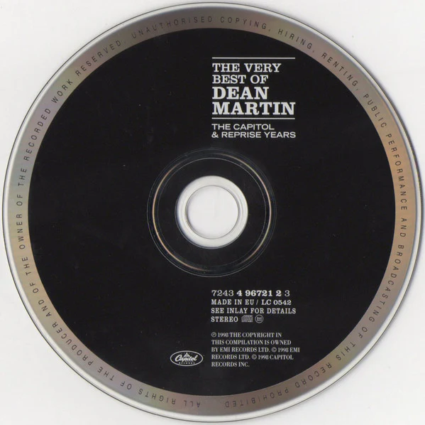 Dean Martin - The Very Best Of Dean Martin (The Capitol & Reprise Years) (CD, Comp) - Image 3