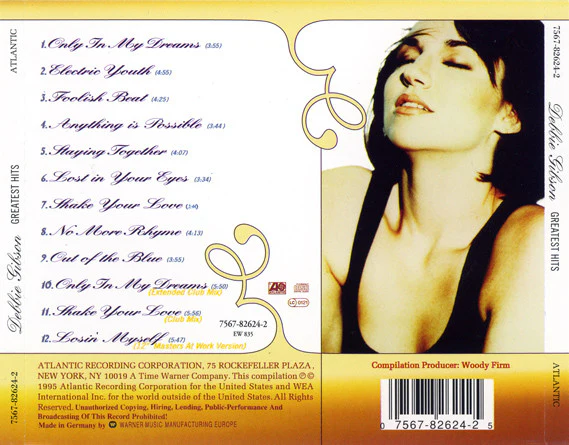 Debbie Gibson - Greatest Hits (CD, Comp) - Image 2