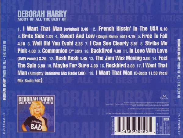 Deborah Harry - Most Of All - The Best Of (CD, Comp) - Image 2