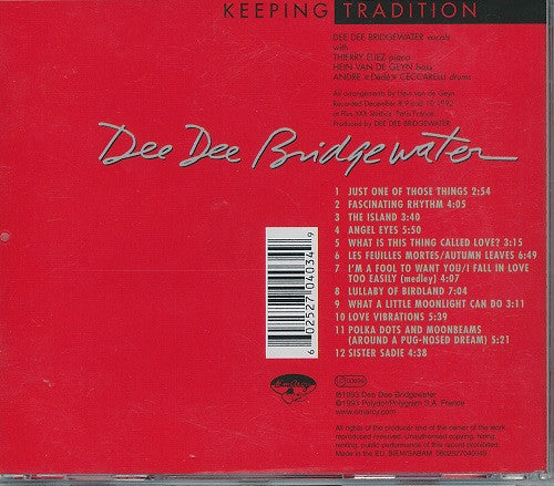 Dee Dee Bridgewater - Keeping Tradition (CD, Album, RE) - Image 3