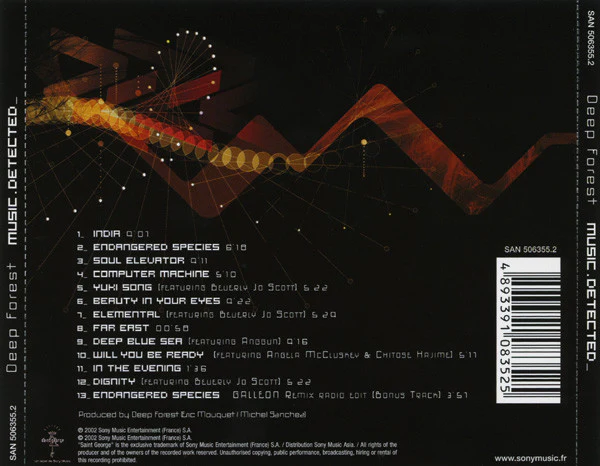 Deep Forest - Music Detected (CD, Album) - Image 4