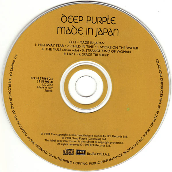 Deep Purple - Made In Japan (2xCD, Album, RE, RM) - Image 3