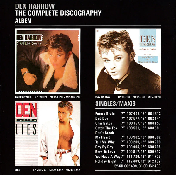 Den Harrow - The Best Of Den Harrow (CD, Comp) - Image 5
