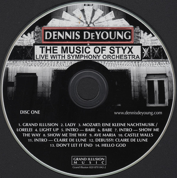 Dennis DeYoung - The Music Of Styx: Live With Symphony Orchestra (2xCD, Album) - Image 3