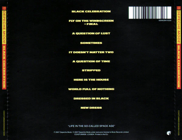 Depeche Mode - Black Celebration (CD, Album, RE, RM, Col) - Image 2