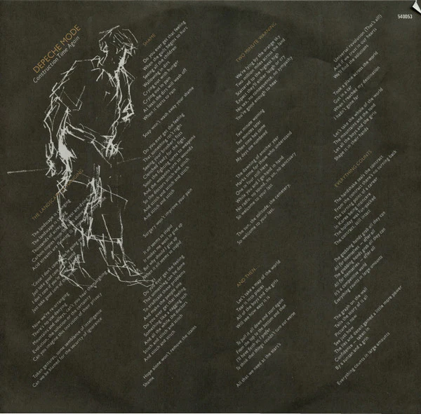 Depeche Mode - Construction Time Again (LP, Album) - Image 3