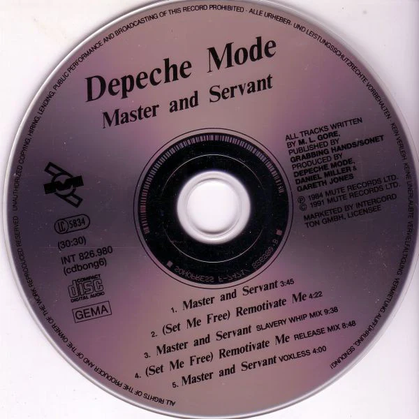 Depeche Mode - Master And Servant (CD, Single, RE) - Image 3