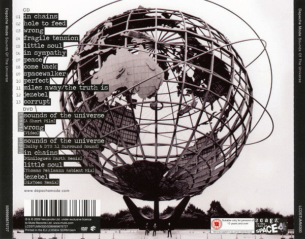 Depeche Mode - Sounds Of The Universe (CD, Album + DVD-V, Multichannel, NTSC) - Image 2