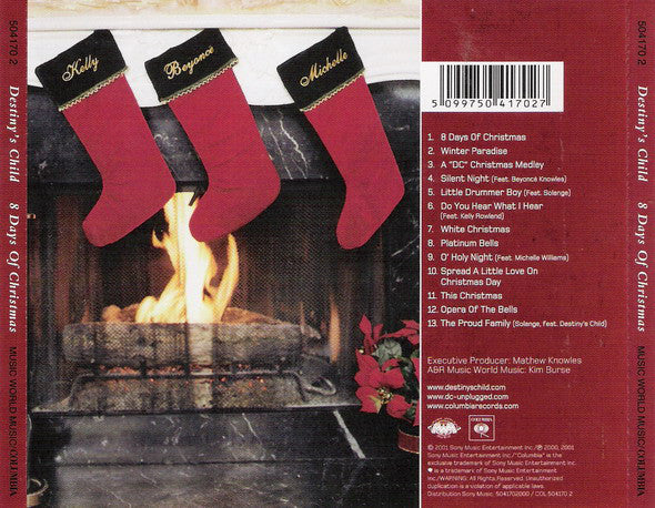 Destiny's Child - 8 Days Of Christmas (CD, Album) - Image 2