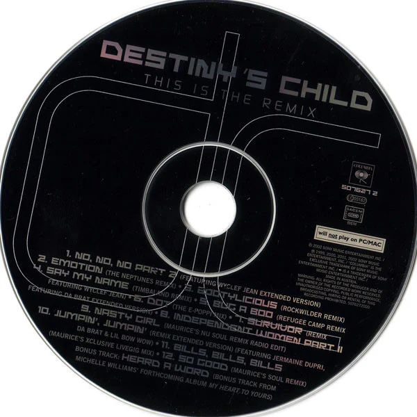 Destiny's Child - This Is The Remix (CD, Comp, Copy Prot.) - Image 5
