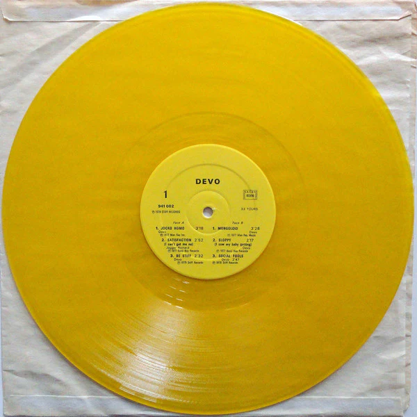 Devo - B Stiff (12", Comp, Yel) - Image 5