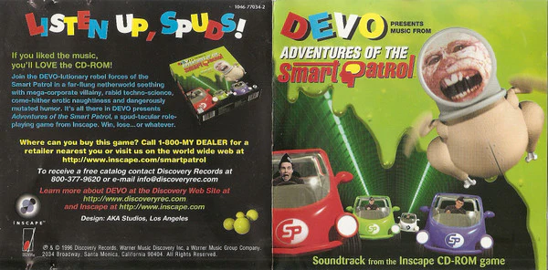Devo - Music From Adventures Of The Smart Patrol (CD, Comp) - Image 4