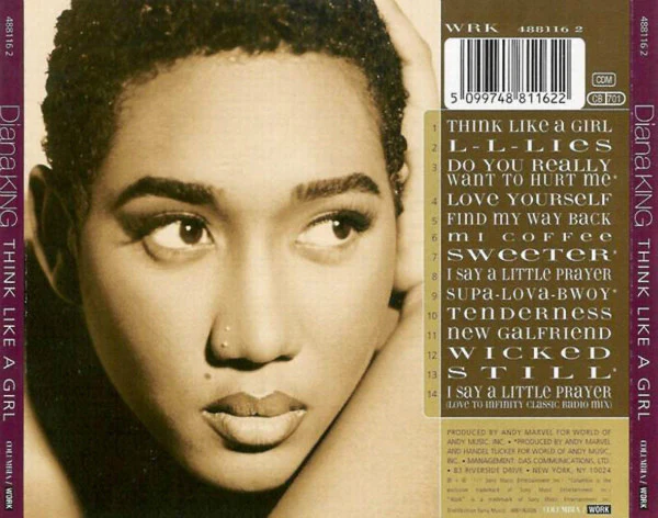 Diana King - Think Like A Girl (CD, Album) - Image 2
