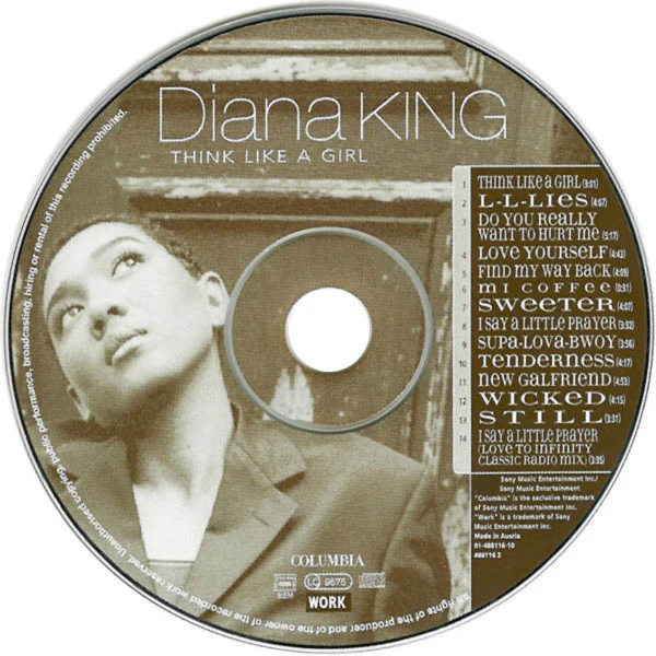 Diana King - Think Like A Girl (CD, Album) - Image 3
