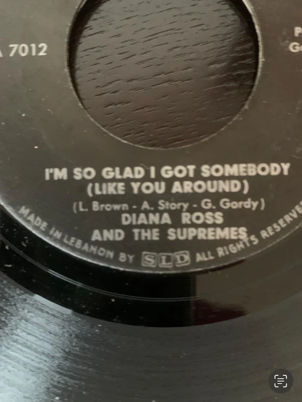 Diana Ross, The Supremes - I'm Livin' In Shame (7", Single) - Image 2