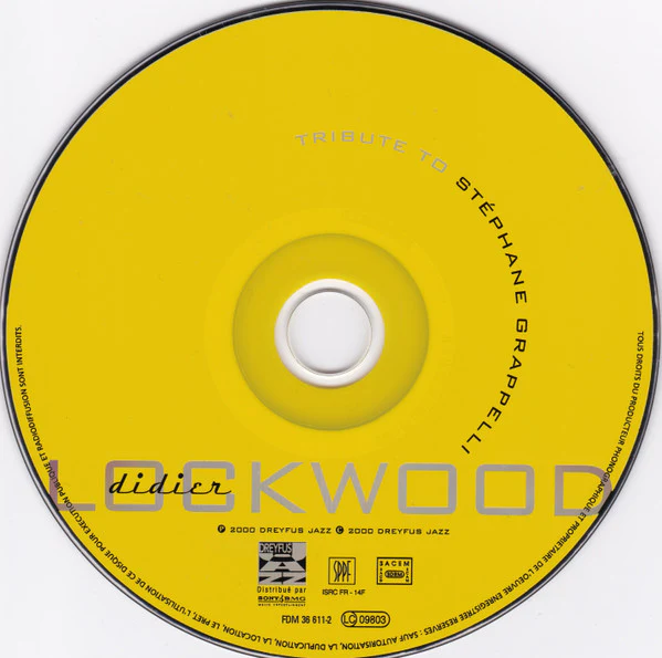 Didier Lockwood - Tribute To Stéphane Grappelli (CD, Album, RE, RP, Jew) - Image 3