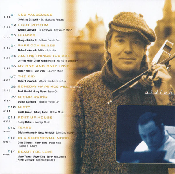 Didier Lockwood - Tribute To Stéphane Grappelli (CD, Album, RE, RP, Jew) - Image 5