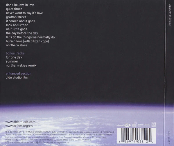 Dido - Safe Trip Home (CD, Album + CD, Enh + Dlx) - Image 2