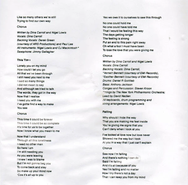 Dina Carroll - So Close (CD, Album) - Image 5