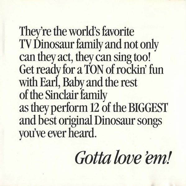 Dinosaurs  - Big Songs (CD, Album) - Image 2