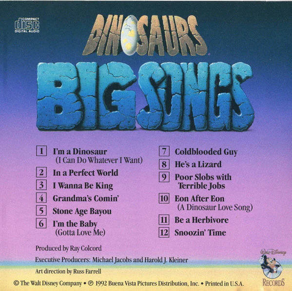 Dinosaurs  - Big Songs (CD, Album) - Image 4