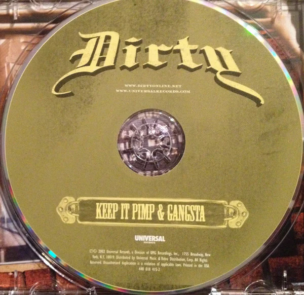 Dirty  - Keep It Pimp & Gangsta (CD, Album, Edi) - Image 3