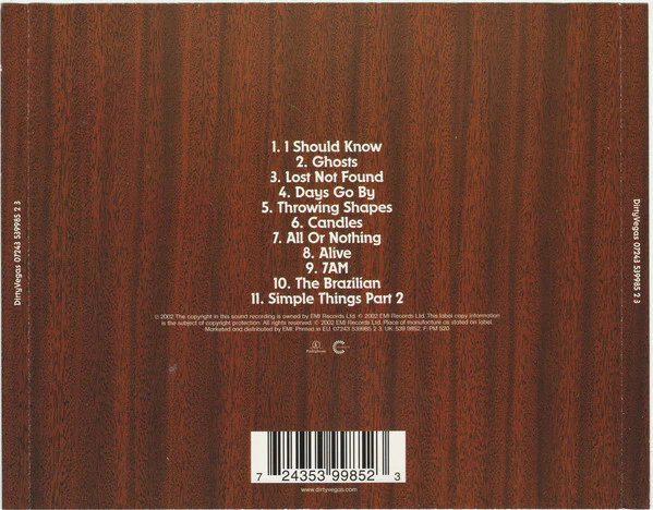 Dirty Vegas - Dirty Vegas (CD, Album) - Image 2