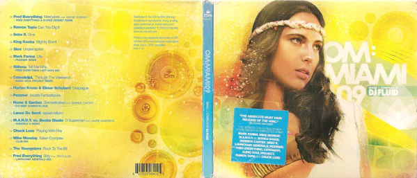DJ Fluid - Om:Miami 09 (CD, Comp, Mixed) - Image 2