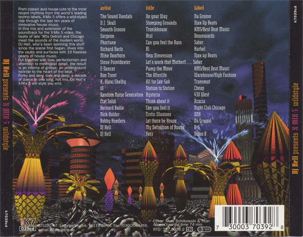 DJ Hell* - X-Mix-5 (Wildstyle) (CD, Comp, Mixed) - Image 2