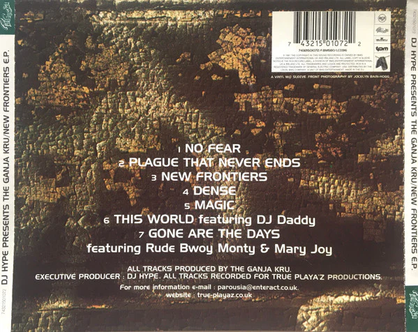 DJ Hype Presents... The Ganja Kru - New Frontiers E.P. (CD, EP) - Image 4
