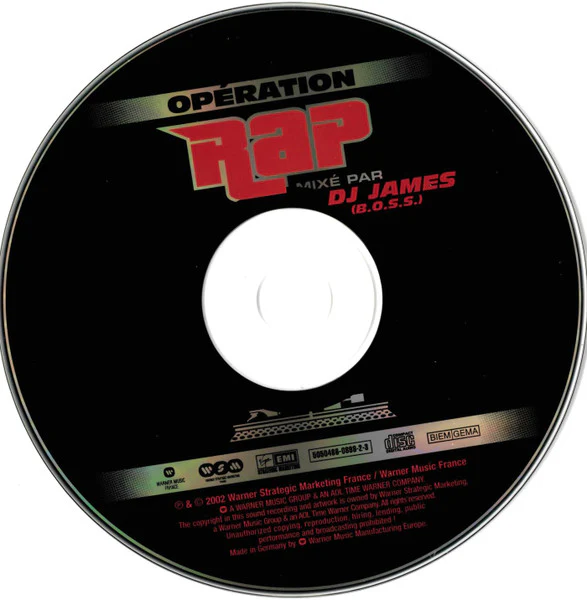 DJ James - Opération Rap (CD, Comp, Mixed) - Image 3
