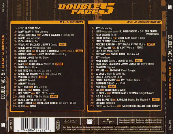 DJ Kost / DJ Goldfingers - Double Face 5 (2xCD, Mixed) - Image 3
