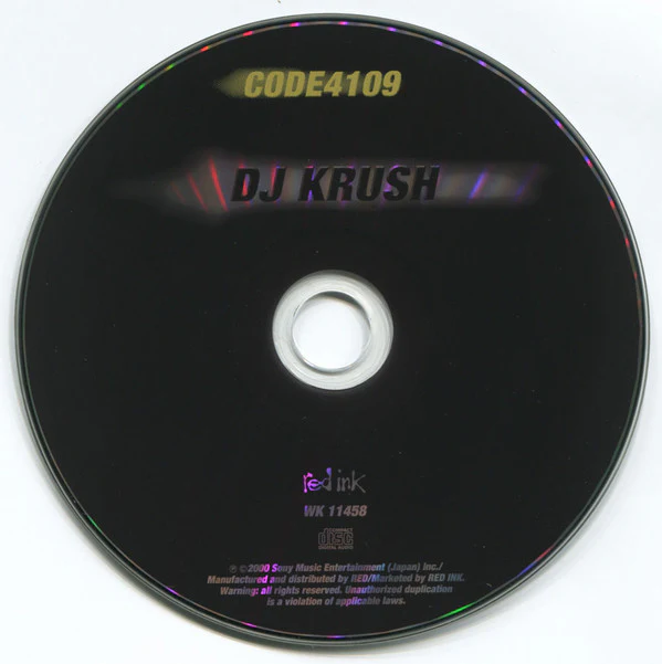 DJ Krush - Code4109 (CD, Mixed) - Image 2