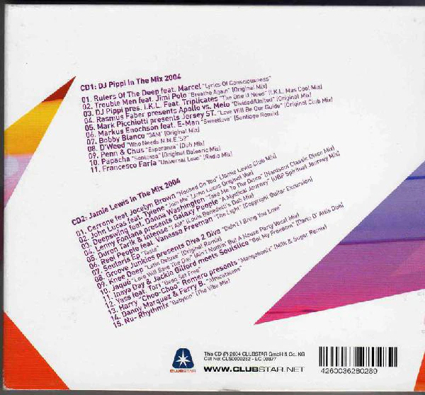 DJ Pippi & Jamie Lewis* - In The Mix 2004 (2xCD, Comp, Mixed) - Image 2