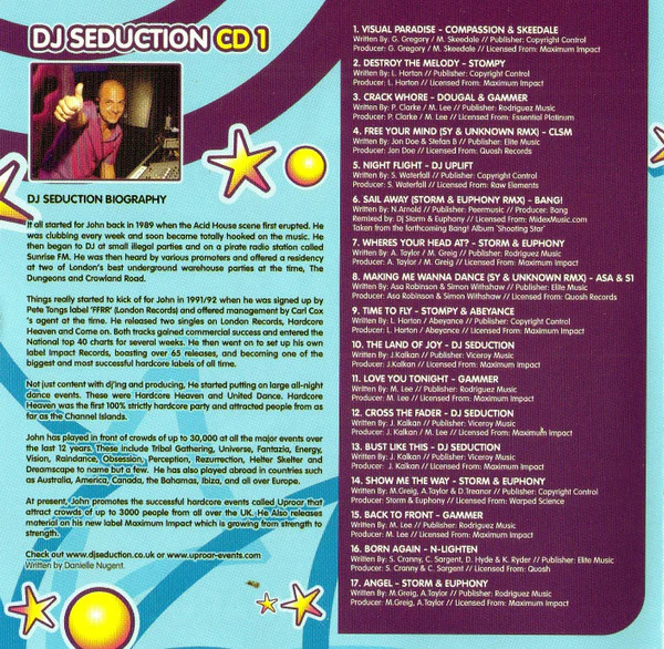 DJ Seduction & Marc Smith - Future Vibe - The New Wave Of Rave (2xCD, Comp, Mixed) - Image 2