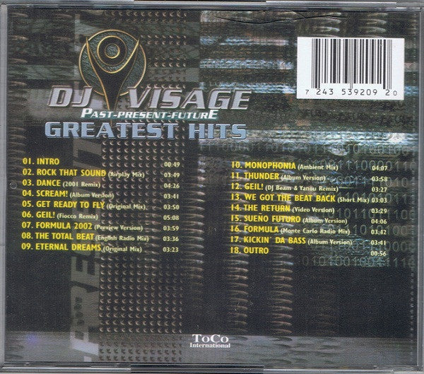 DJ Visage - Past-Present-Future: Greatest Hits (CD, Album) - Image 2