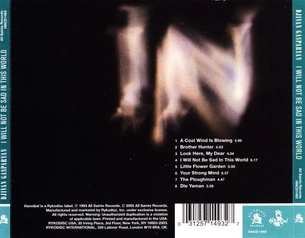 Djivan Gasparyan - I Will Not Be Sad In This World (CD, Album, RE) - Image 2