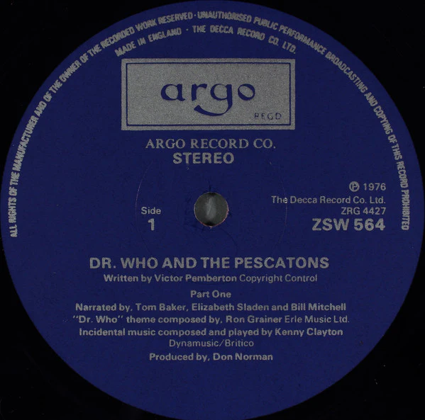 Doctor Who - Doctor Who And The Pescatons (LP, Album) - Image 3