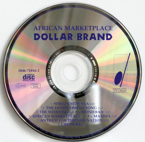 Dollar Brand / Abdullah Ibrahim - African Marketplace (CD, Album, RE) - Image 3