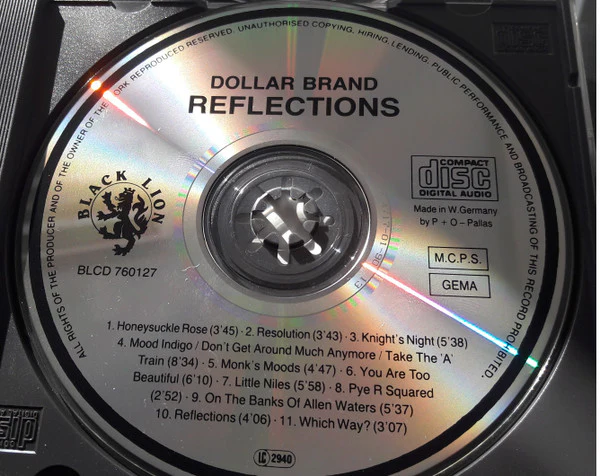 Dollar Brand - Reflections (CD, Album, RE) - Image 3