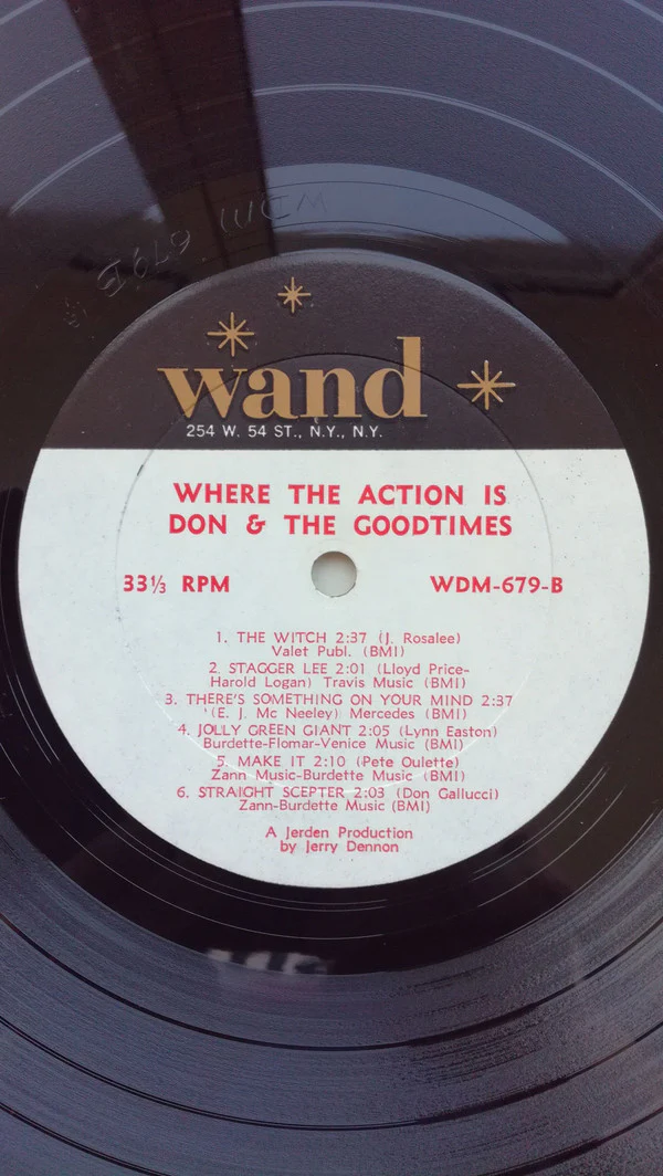 Don And The Goodtimes* - Where The Action Is!! (LP, Album, Mono) - Image 4