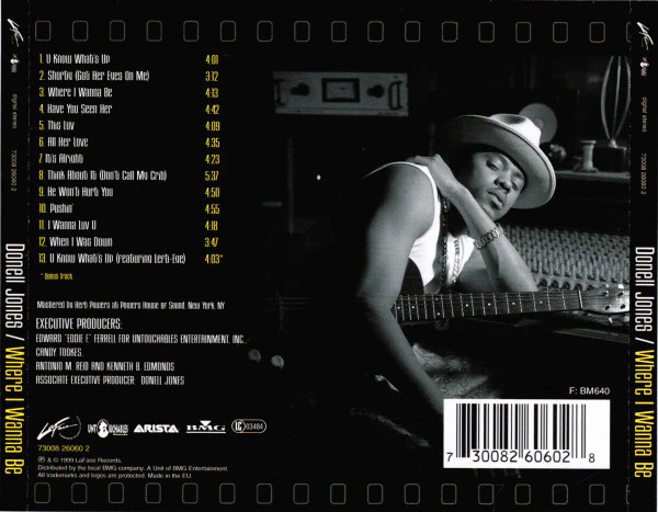 Donell Jones - Where I Wanna Be (CD, Album) - Image 2