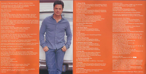 Donny Osmond - What I Meant To Say (CD, Album) - Image 3
