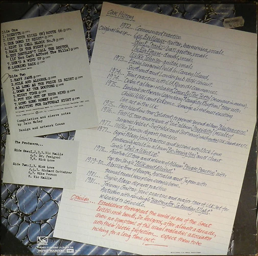 Dr. Feelgood - Casebook (LP, Comp) - Image 2