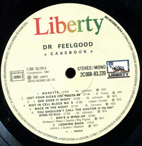 Dr. Feelgood - Casebook (LP, Comp) - Image 3