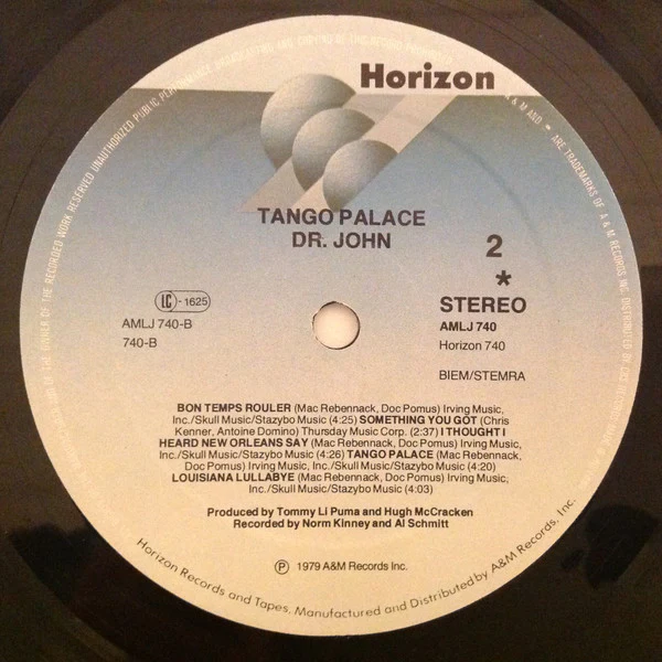 Dr. John - Tango Palace (LP, Album) - Image 4